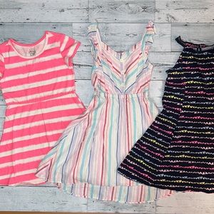 Bundle of 3 summer dresses- size 6X- jumping Beans/Sonoma/Faded Glory